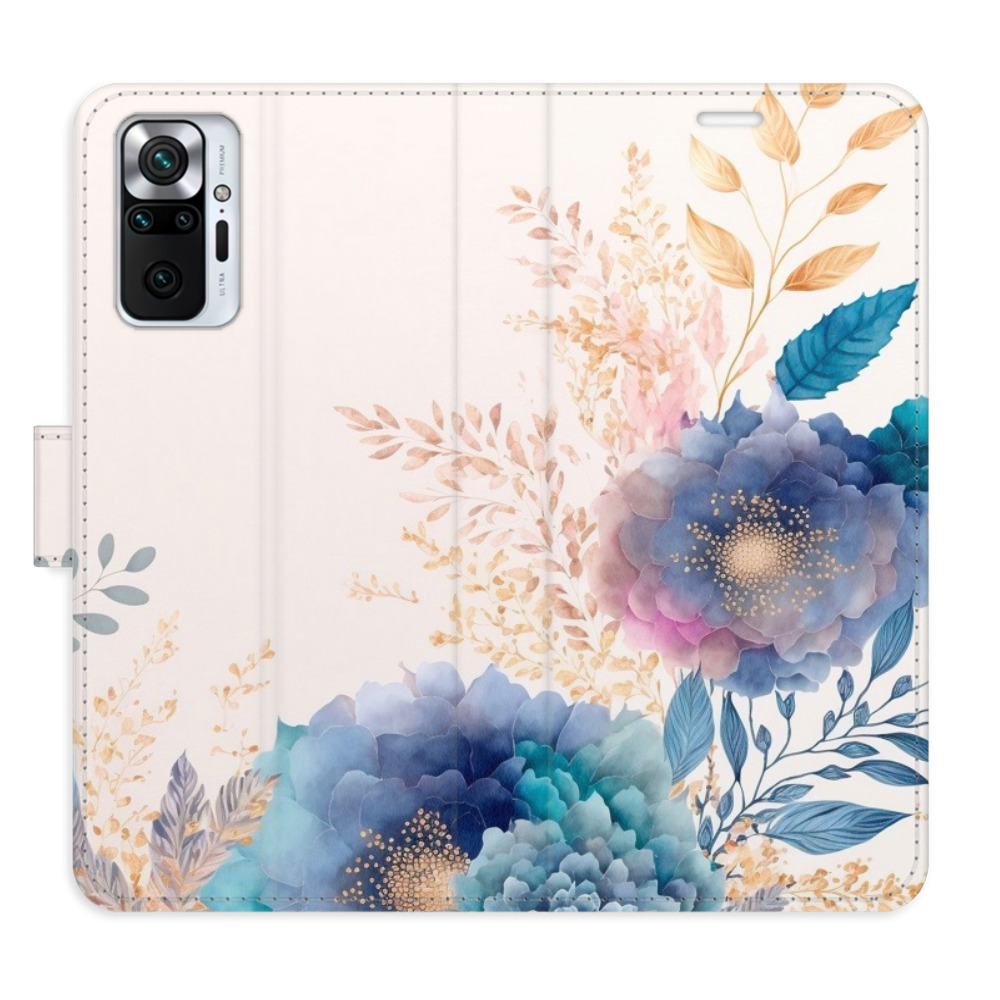 Flipové puzdro iSaprio - Ornamental Flowers 03 - Xiaomi Redmi Note 10 Pro