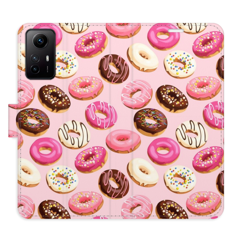 Flipové puzdro iSaprio - Donuts Pattern 03 - Xiaomi Redmi Note 12S