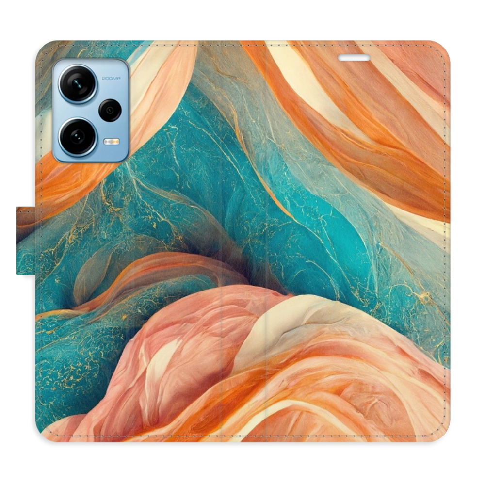 Flipové puzdro iSaprio - Blue and Orange - Xiaomi Redmi Note 12 Pro+ 5G