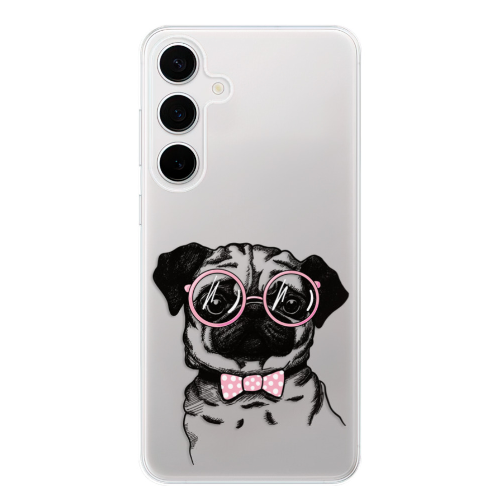 Odolné silikónové puzdro iSaprio - The Pug - Samsung Galaxy S24+