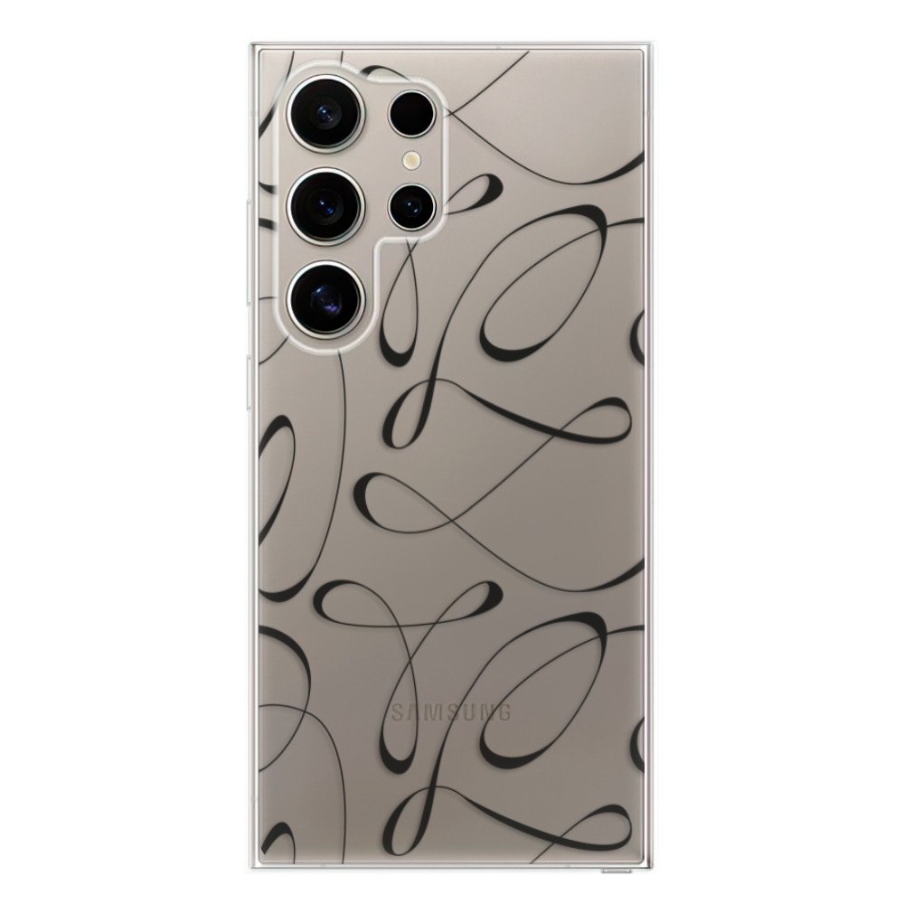 Odolné silikónové puzdro iSaprio - Fancy - black - Samsung Galaxy S24 Ultra