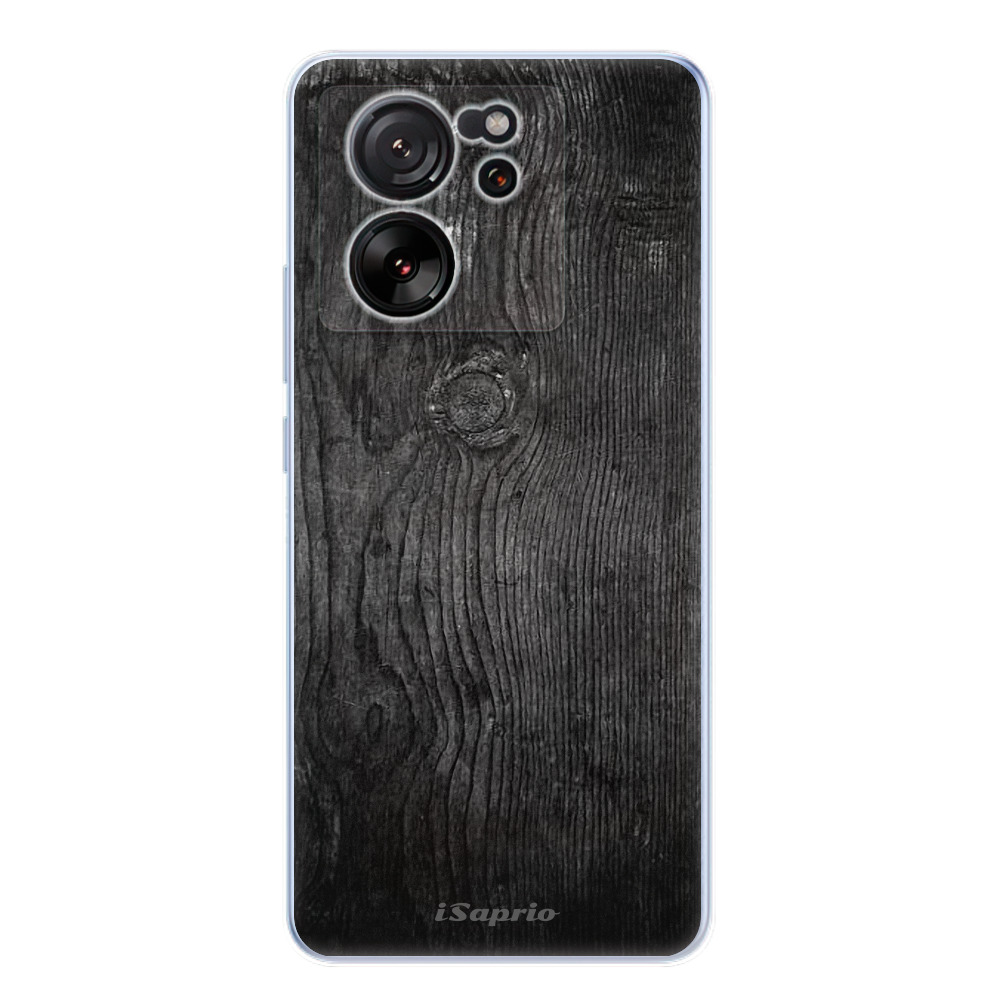 Odolné silikónové puzdro iSaprio - Black Wood 13 - Xiaomi 13T / 13T Pro