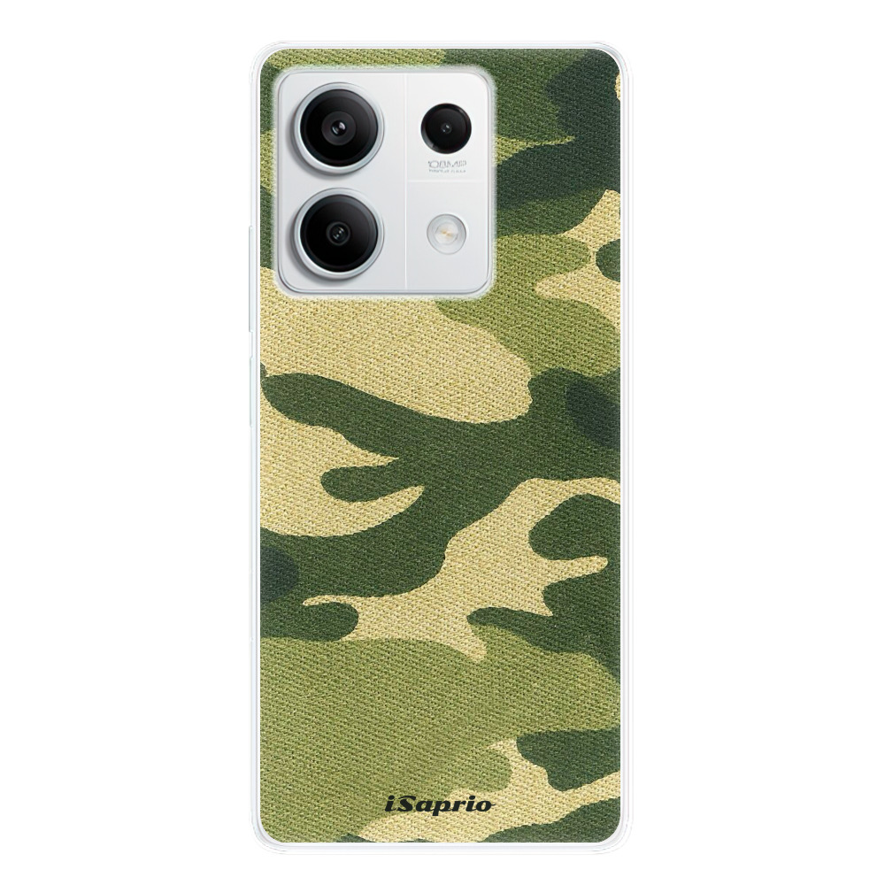 Odolné silikónové puzdro iSaprio - Green Camuflage 01 - Xiaomi Redmi Note 13 5G