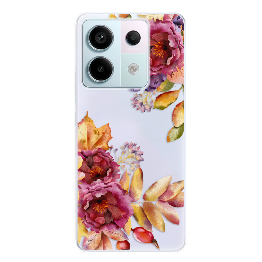Odolné silikónové puzdro iSaprio - Fall Flowers - Xiaomi Redmi Note 13 Pro 5G / Poco X6 5G