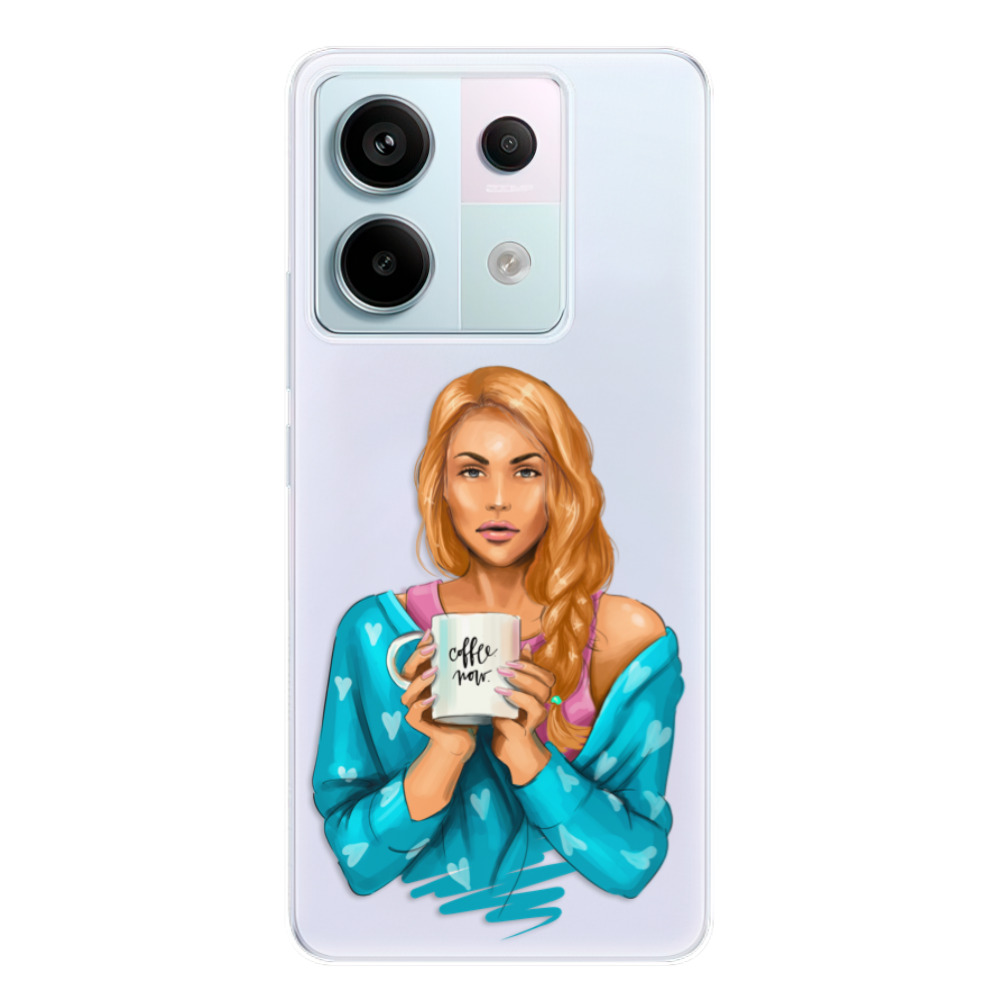 Odolné silikónové puzdro iSaprio - Coffe Now - Redhead - Xiaomi Redmi Note 13 Pro 5G / Poco X6 5G