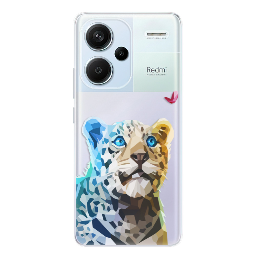 Odolné silikónové puzdro iSaprio - Leopard With Butterfly - Xiaomi Redmi Note 13 Pro+ 5G