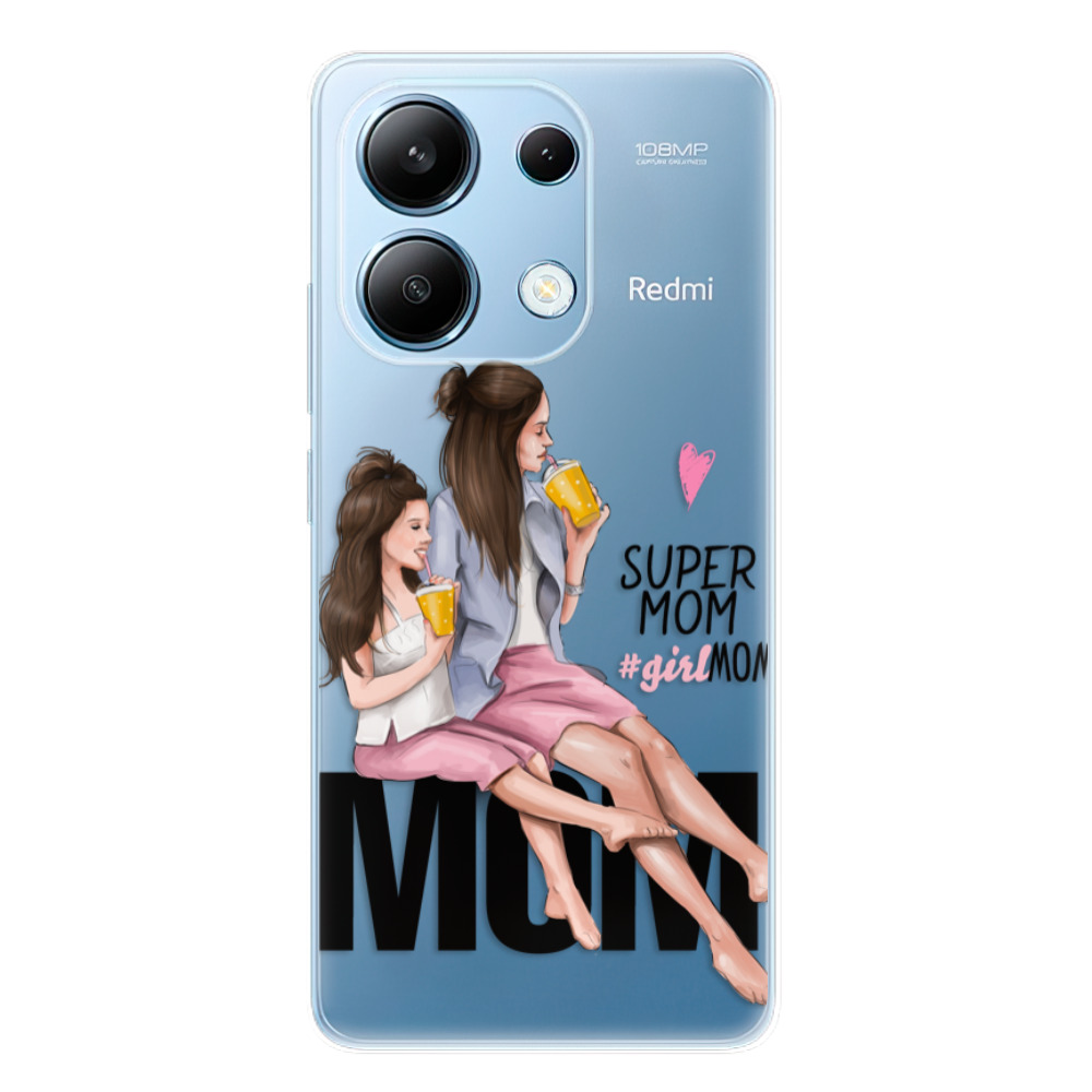 Odolné silikónové puzdro iSaprio - Milk Shake - Brunette - Xiaomi Redmi Note 13