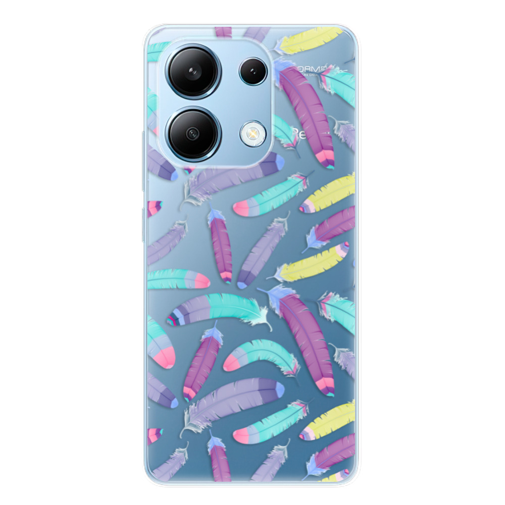 Odolné silikónové puzdro iSaprio - Feather Pattern 01 - Xiaomi Redmi Note 13