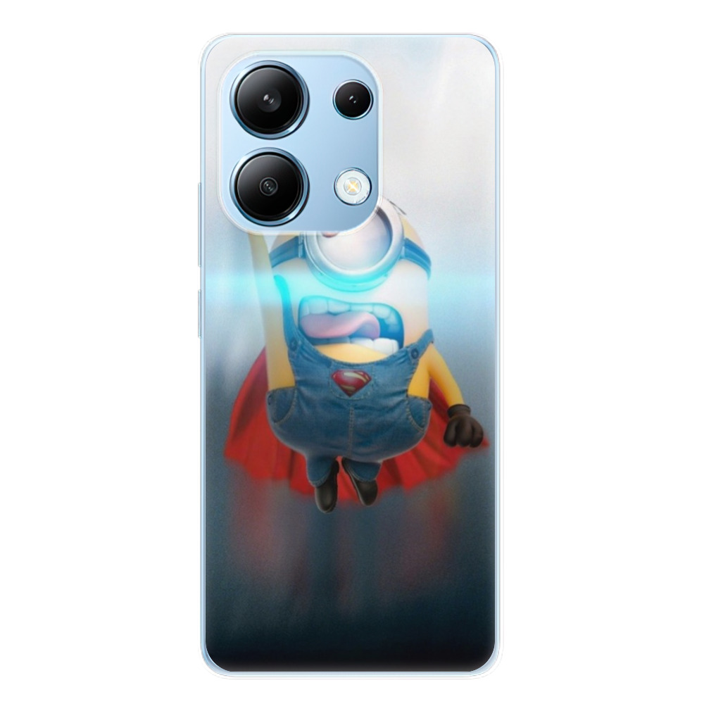 Odolné silikónové puzdro iSaprio - Mimons Superman 02 - Xiaomi Redmi Note 13