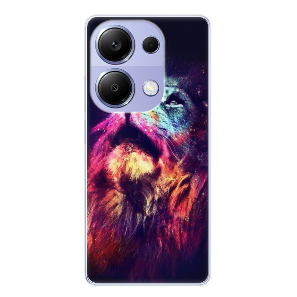 Odolné silikónové puzdro iSaprio - Lion in Colors - Xiaomi Redmi Note 13 Pro