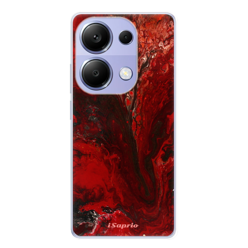 Odolné silikónové puzdro iSaprio - RedMarble 17 - Xiaomi Redmi Note 13 Pro