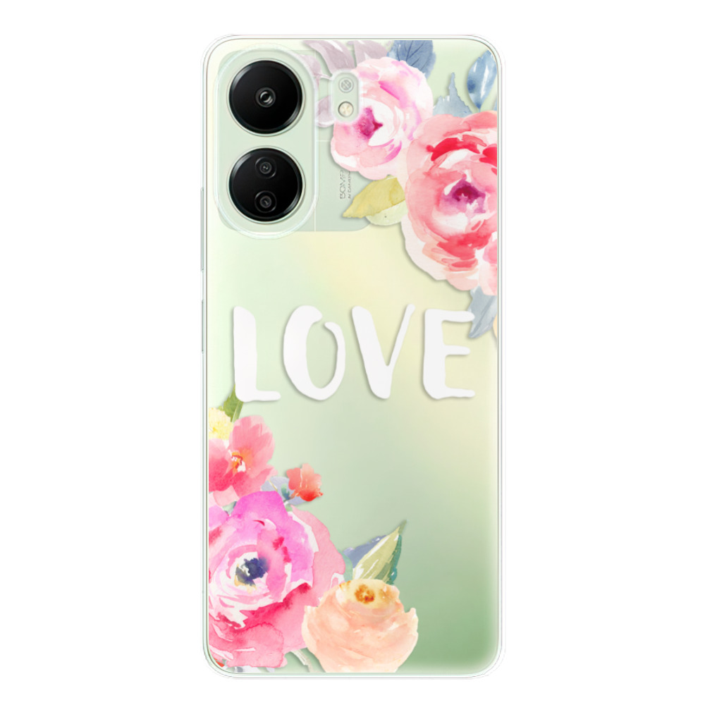 Odolné silikónové puzdro iSaprio - Love - Xiaomi Redmi 13C
