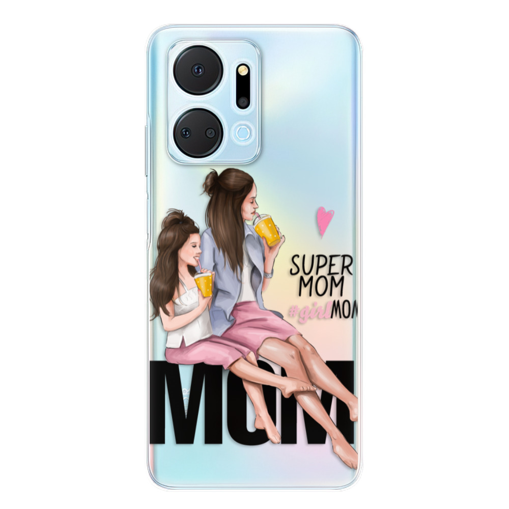 Odolné silikónové puzdro iSaprio - Milk Shake - Brunette - Honor X7a