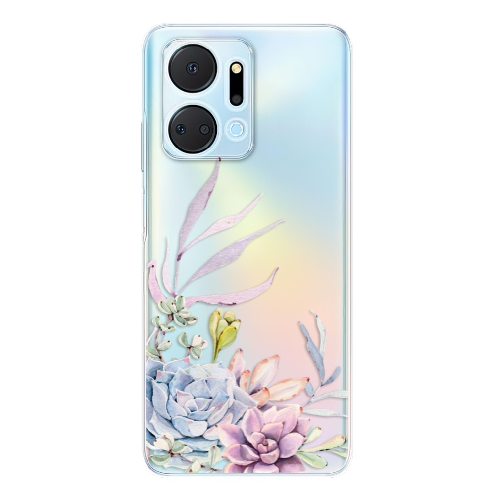 Odolné silikónové puzdro iSaprio - Succulent 01 - Honor X7a