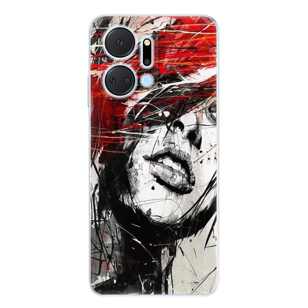 Odolné silikónové puzdro iSaprio - Sketch Face - Honor X7a