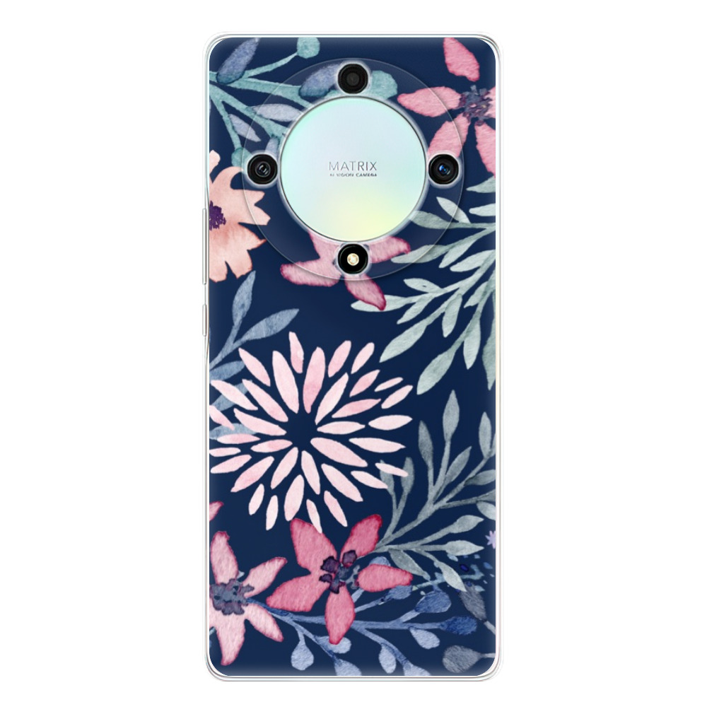 Odolné silikónové puzdro iSaprio - Leaves on Blue - Honor Magic5 Lite 5G