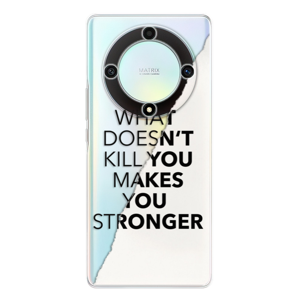 Odolné silikónové puzdro iSaprio - Makes You Stronger - Honor Magic5 Lite 5G