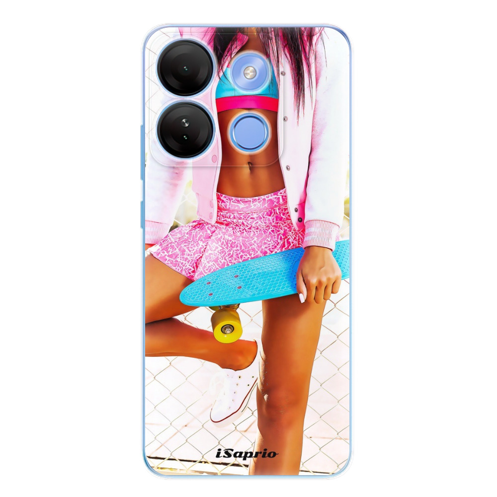 Odolné silikónové puzdro iSaprio - Skate girl 01 - Infinix Smart 7