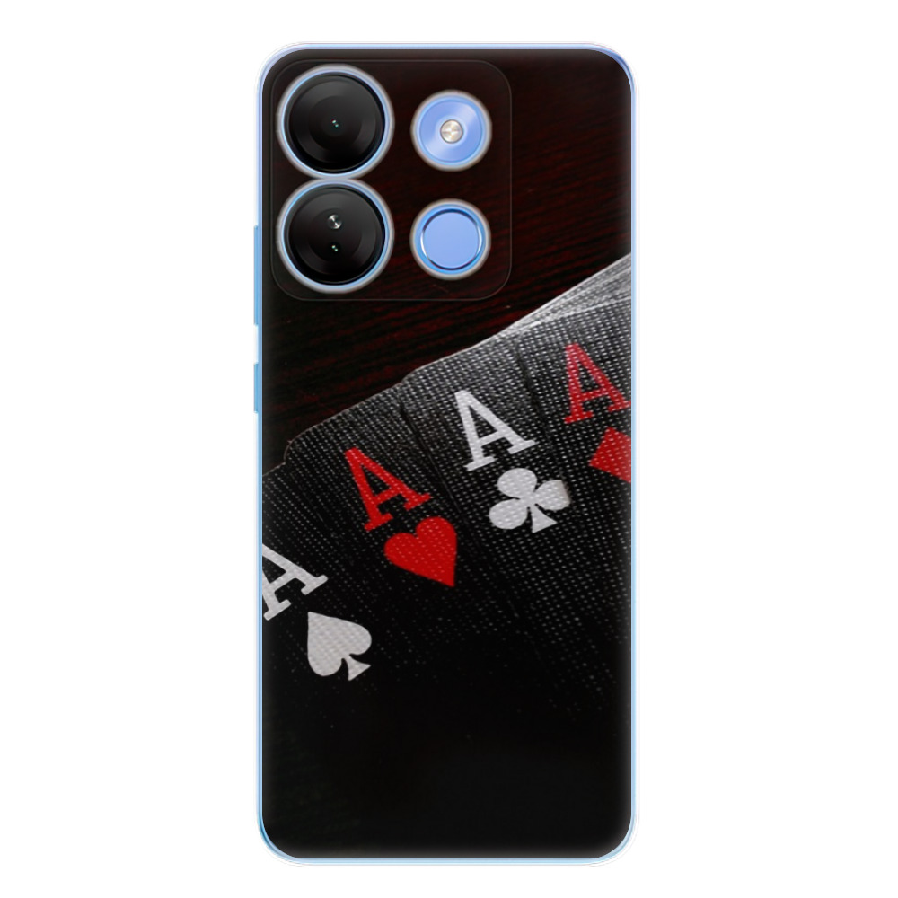 Odolné silikónové puzdro iSaprio - Poker - Infinix Smart 7