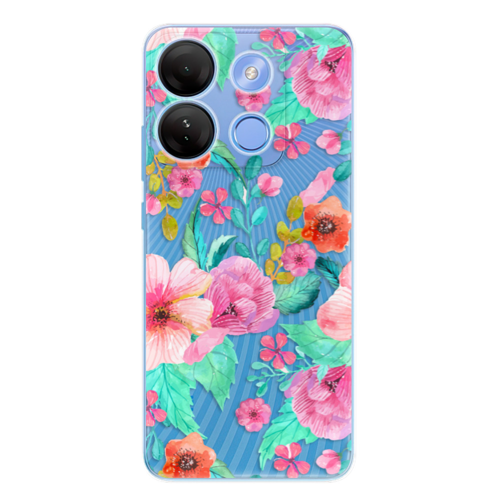 Odolné silikónové puzdro iSaprio - Flower Pattern 01 - Infinix Smart 7
