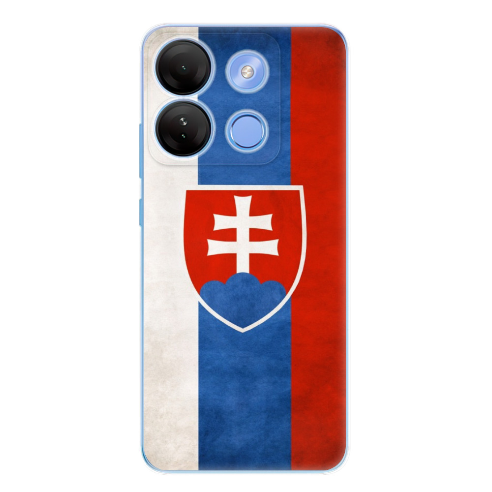Odolné silikónové puzdro iSaprio - Slovakia Flag - Infinix Smart 7