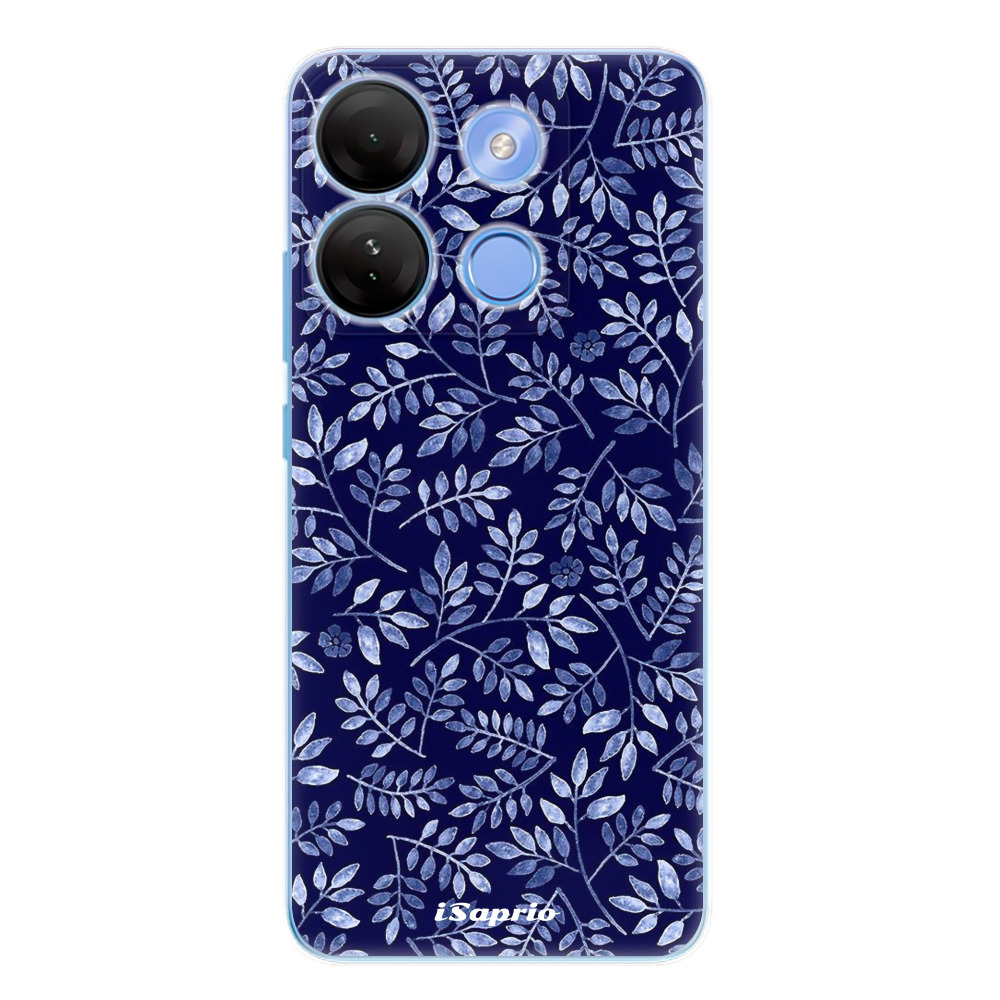 Odolné silikónové puzdro iSaprio - Blue Leaves 05 - Infinix Smart 7