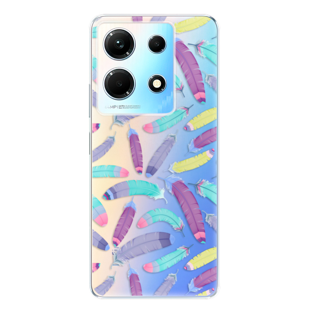 Odolné silikónové puzdro iSaprio - Feather Pattern 01 - Infinix Note 30