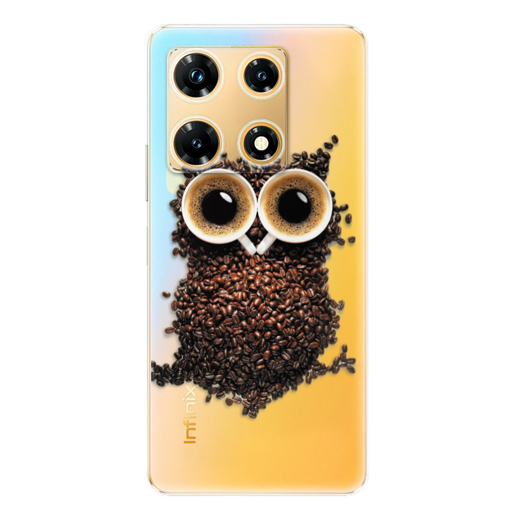 Odolné silikónové puzdro iSaprio - Owl And Coffee - Infinix Note 30 PRO