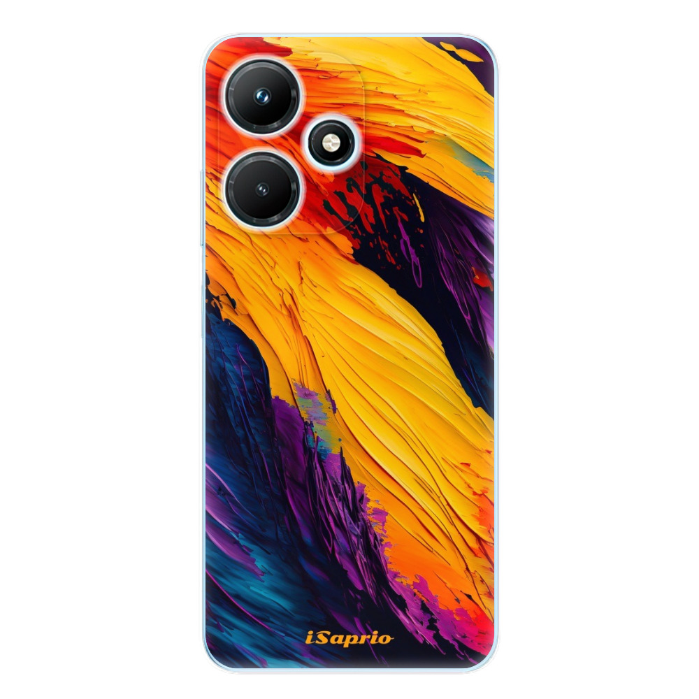 Odolné silikónové puzdro iSaprio - Orange Paint - Infinix Hot 30i