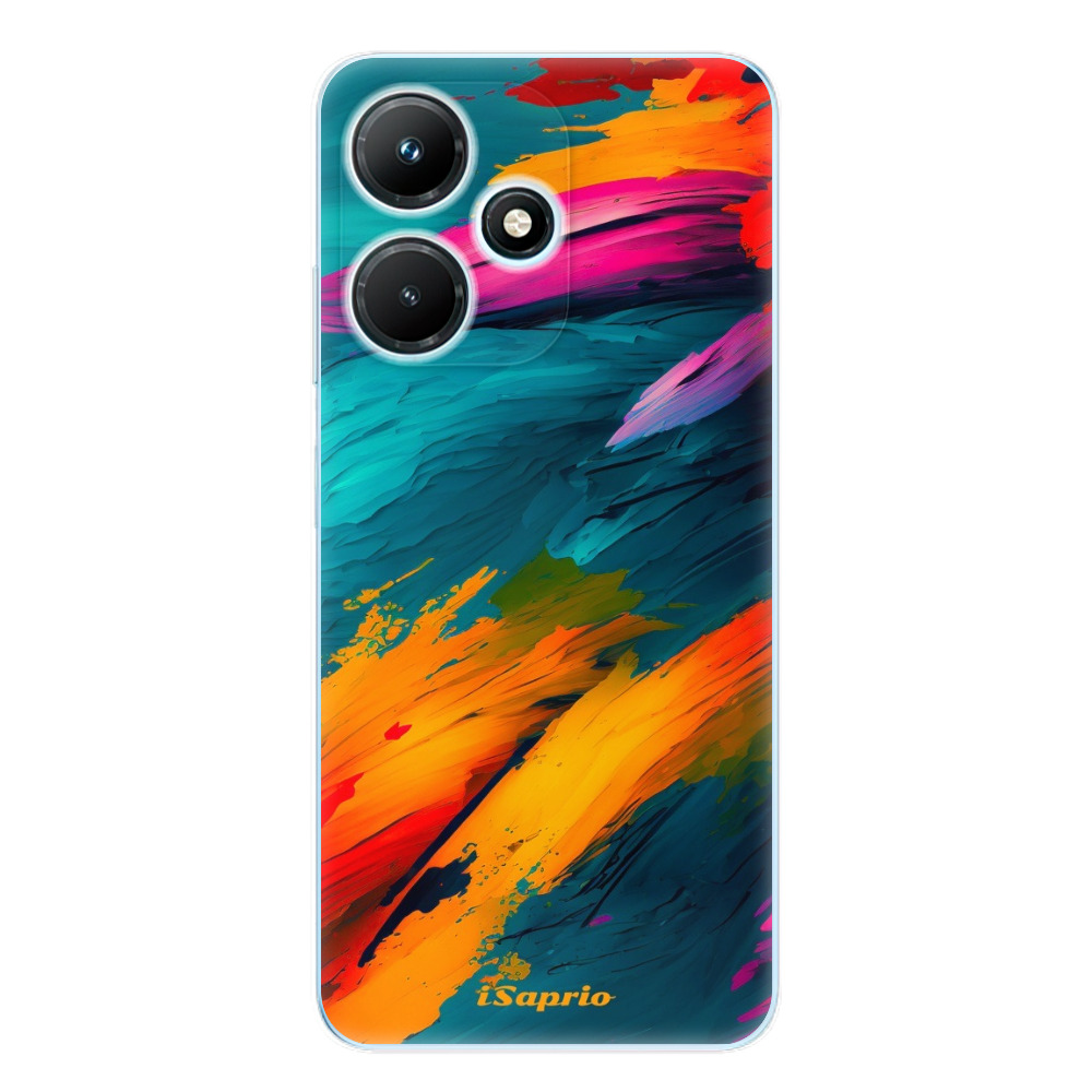 Odolné silikónové puzdro iSaprio - Blue Paint - Infinix Hot 30i