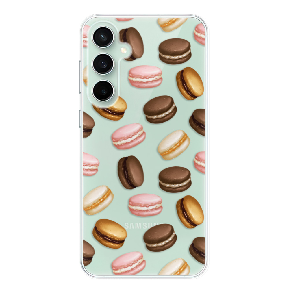 Odolné silikónové puzdro iSaprio - Macaron Pattern - Samsung Galaxy S23 FE