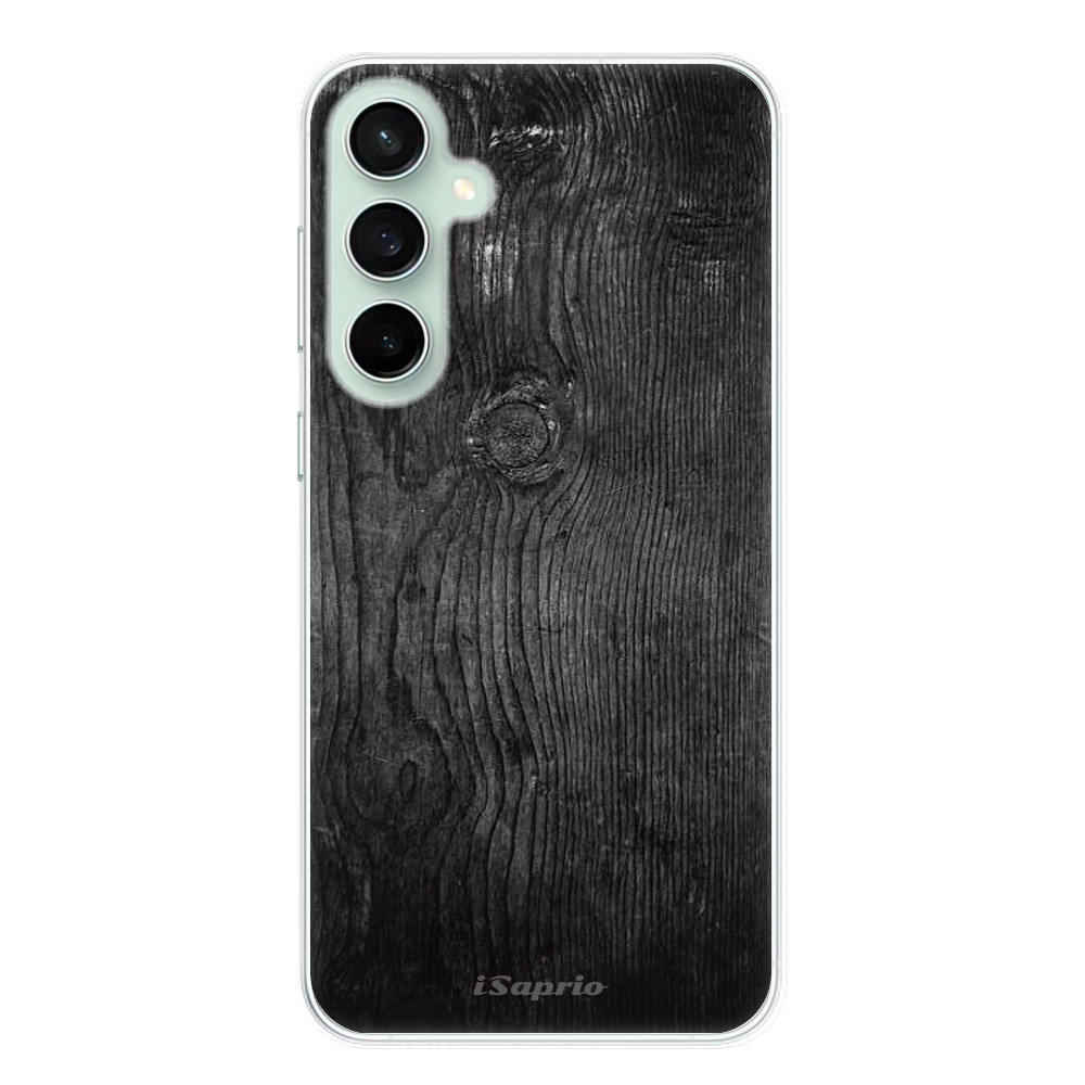 Odolné silikónové puzdro iSaprio - Black Wood 13 - Samsung Galaxy S23 FE