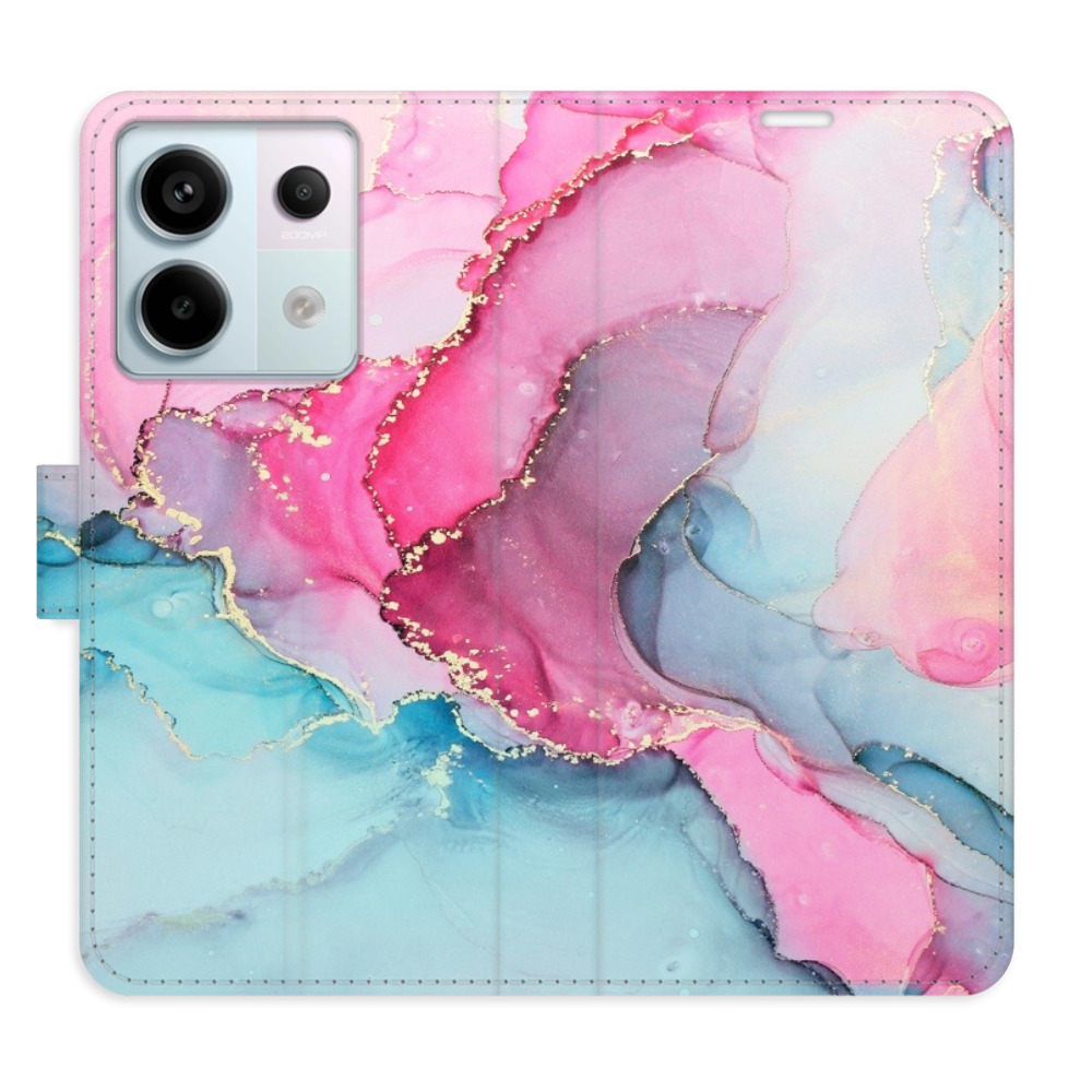 Flipové puzdro iSaprio - PinkBlue Marble - Xiaomi Redmi Note 13 Pro 5G / Poco X6 5G