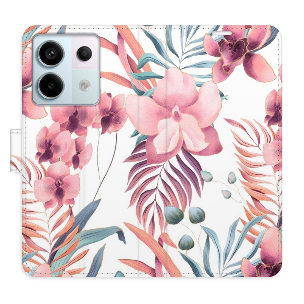Flipové puzdro iSaprio - Pink Flowers 02 - Xiaomi Redmi Note 13 Pro 5G / Poco X6 5G
