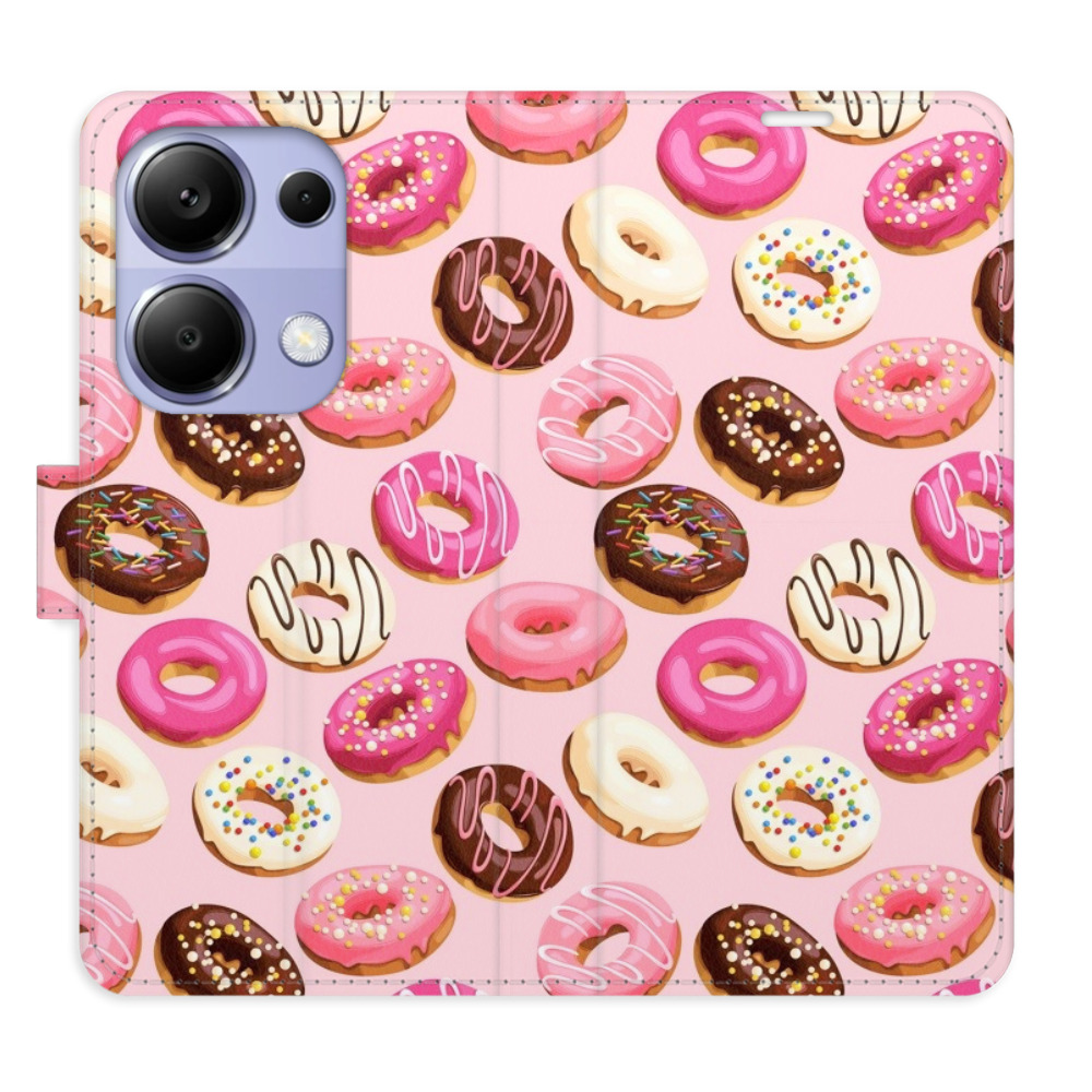 Flipové puzdro iSaprio - Donuts Pattern 03 - Xiaomi Redmi Note 13 Pro