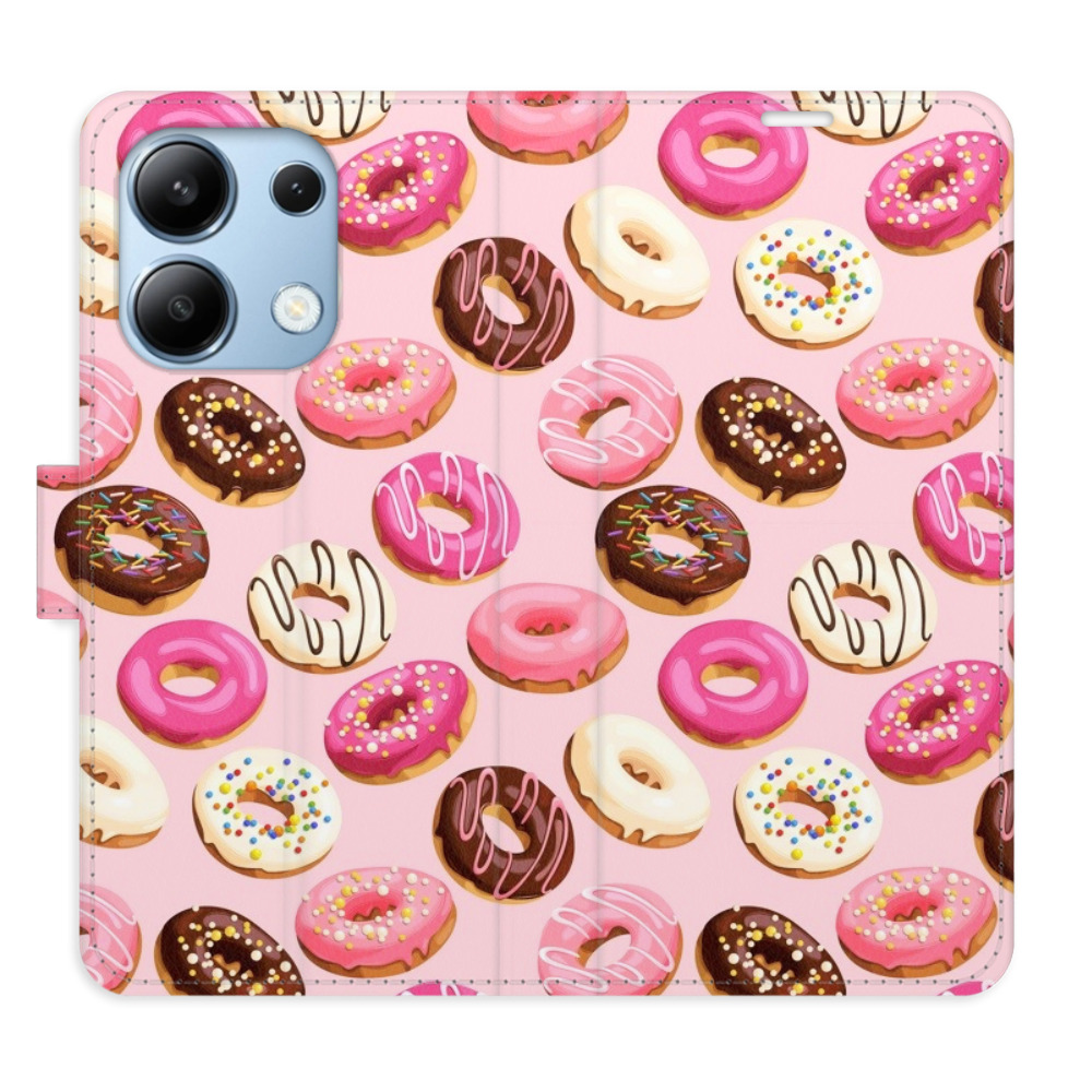 Flipové puzdro iSaprio - Donuts Pattern 03 - Xiaomi Redmi Note 13