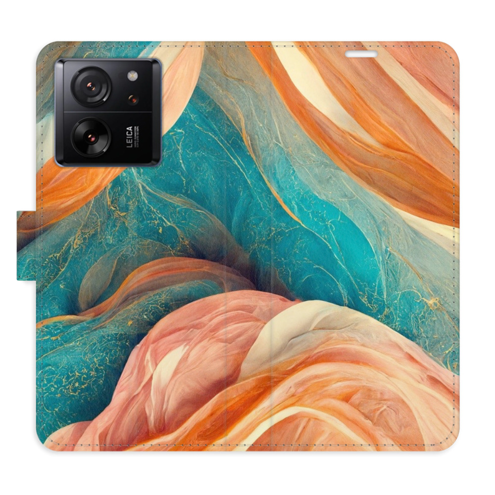 Flipové puzdro iSaprio - Blue and Orange - Xiaomi 13T / 13T Pro
