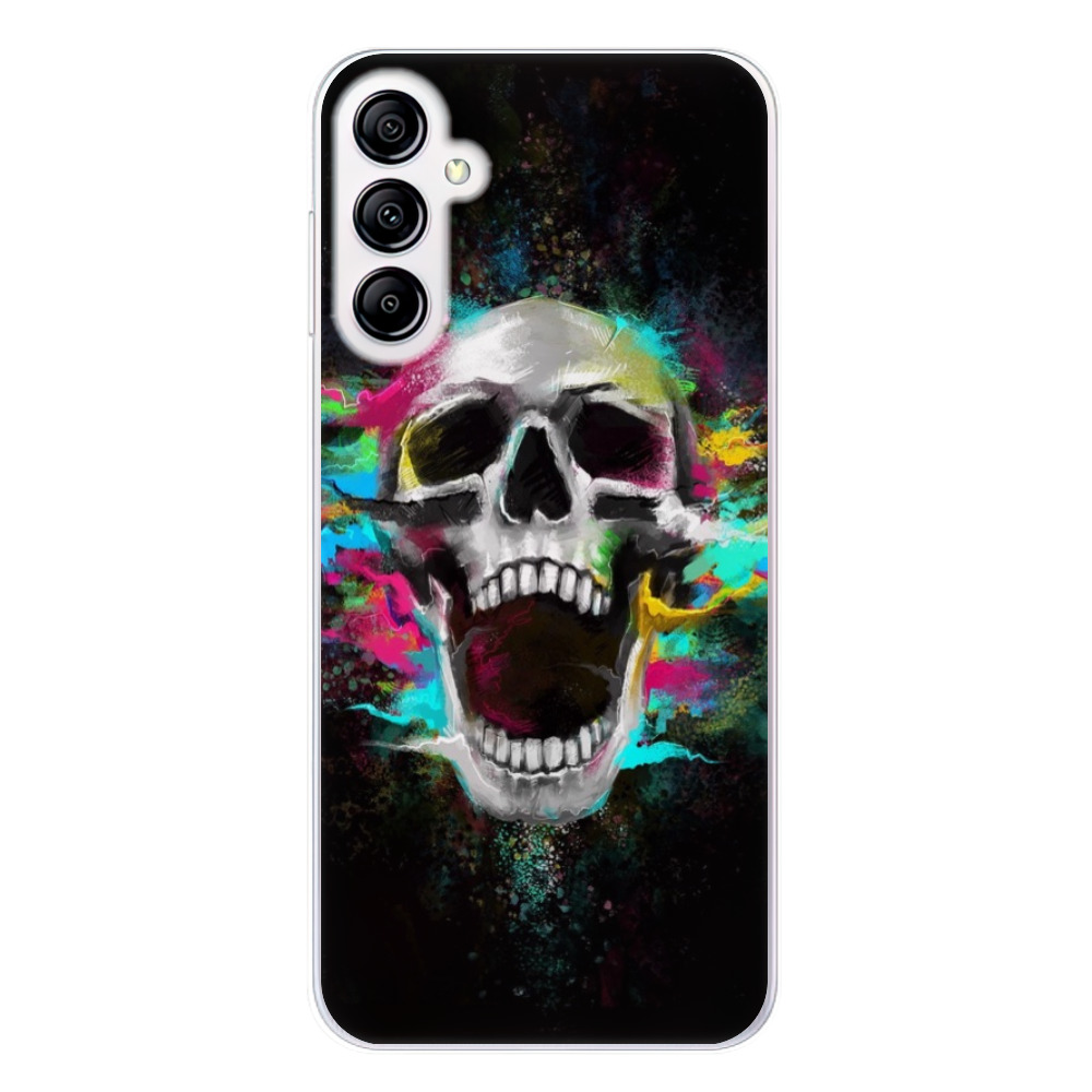 Odolné silikónové puzdro iSaprio - Skull in Colors - Samsung Galaxy A14 / A14 5G