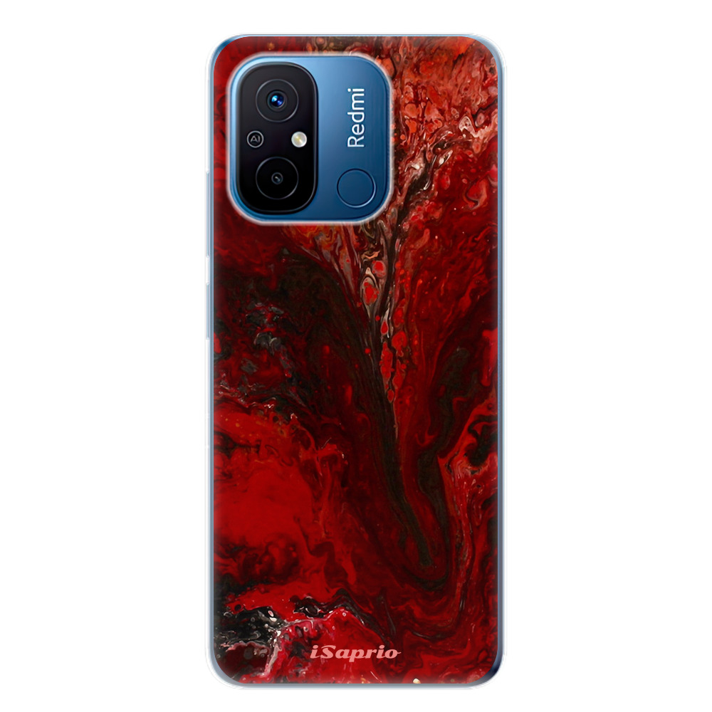 Odolné silikónové puzdro iSaprio - RedMarble 17 - Xiaomi Redmi 12C