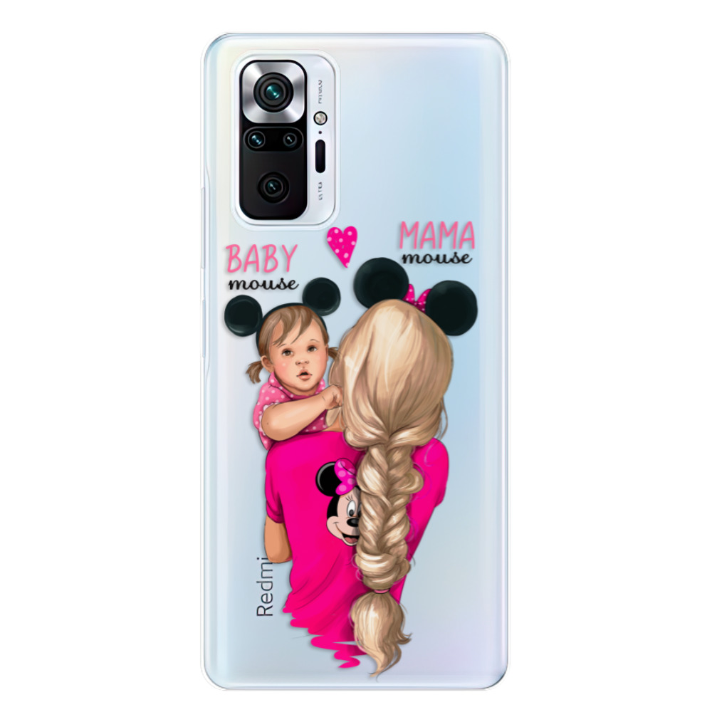 Odolné silikónové puzdro iSaprio - Mama Mouse Blond and Girl - Xiaomi Redmi Note 10 Pro