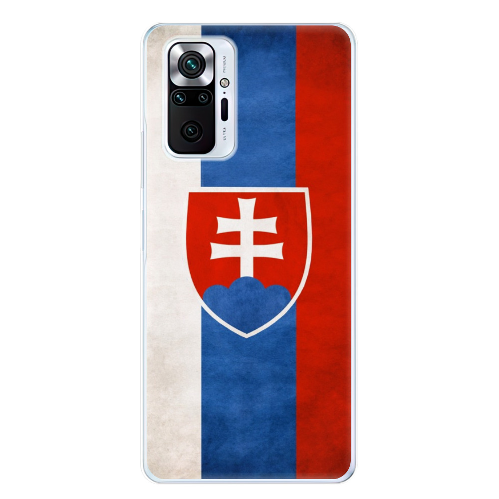 Odolné silikónové puzdro iSaprio - Slovakia Flag - Xiaomi Redmi Note 10 Pro