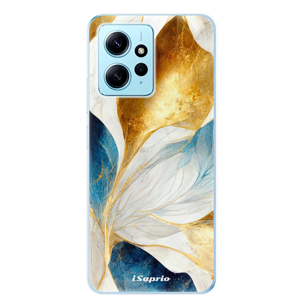 Odolné silikónové puzdro iSaprio - Blue Leaves - Xiaomi Redmi Note 12 5G