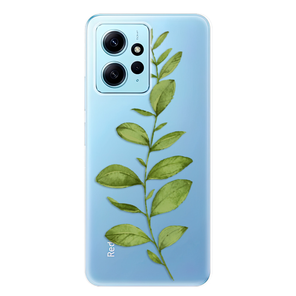 Odolné silikónové puzdro iSaprio - Green Plant 01 - Xiaomi Redmi Note 12 5G