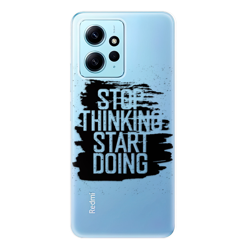 Odolné silikónové puzdro iSaprio - Start Doing - black - Xiaomi Redmi Note 12 5G