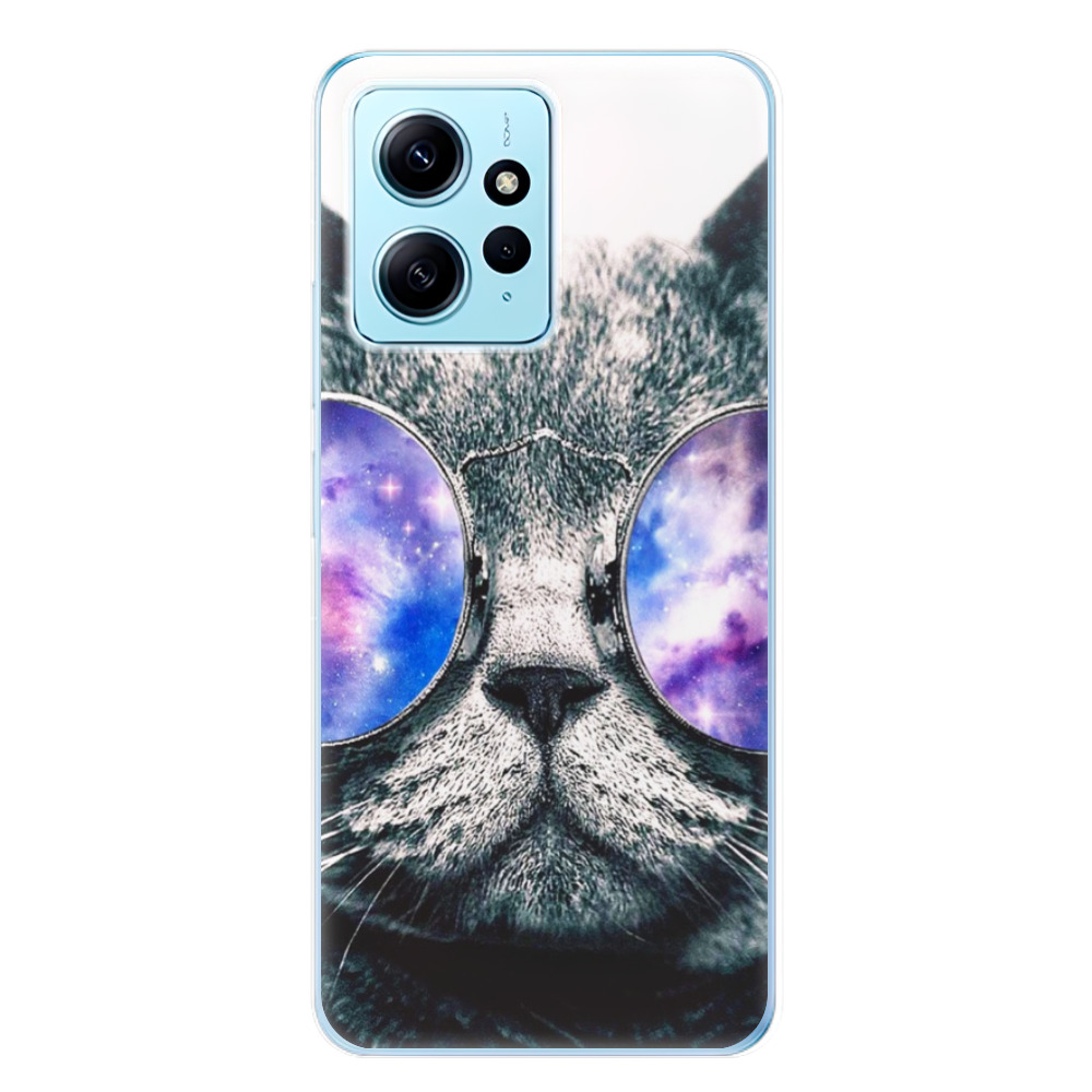 Odolné silikónové puzdro iSaprio - Galaxy Cat - Xiaomi Redmi Note 12 5G