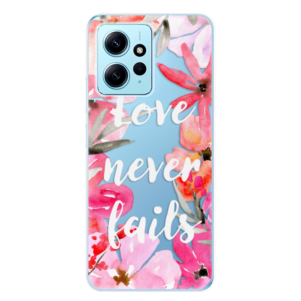 Odolné silikónové puzdro iSaprio - Love Never Fails - Xiaomi Redmi Note 12 5G