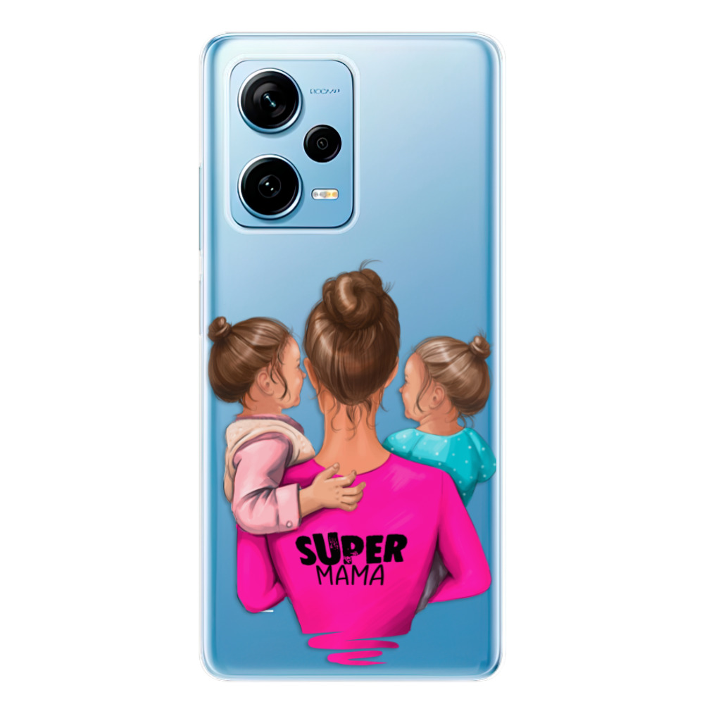 Odolné silikónové puzdro iSaprio - Super Mama - Two Girls - Xiaomi Redmi Note 12 Pro 5G / Poco X5 Pro 5G