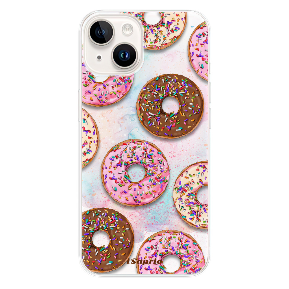 Odolné silikónové puzdro iSaprio - Donuts 11 - iPhone 15