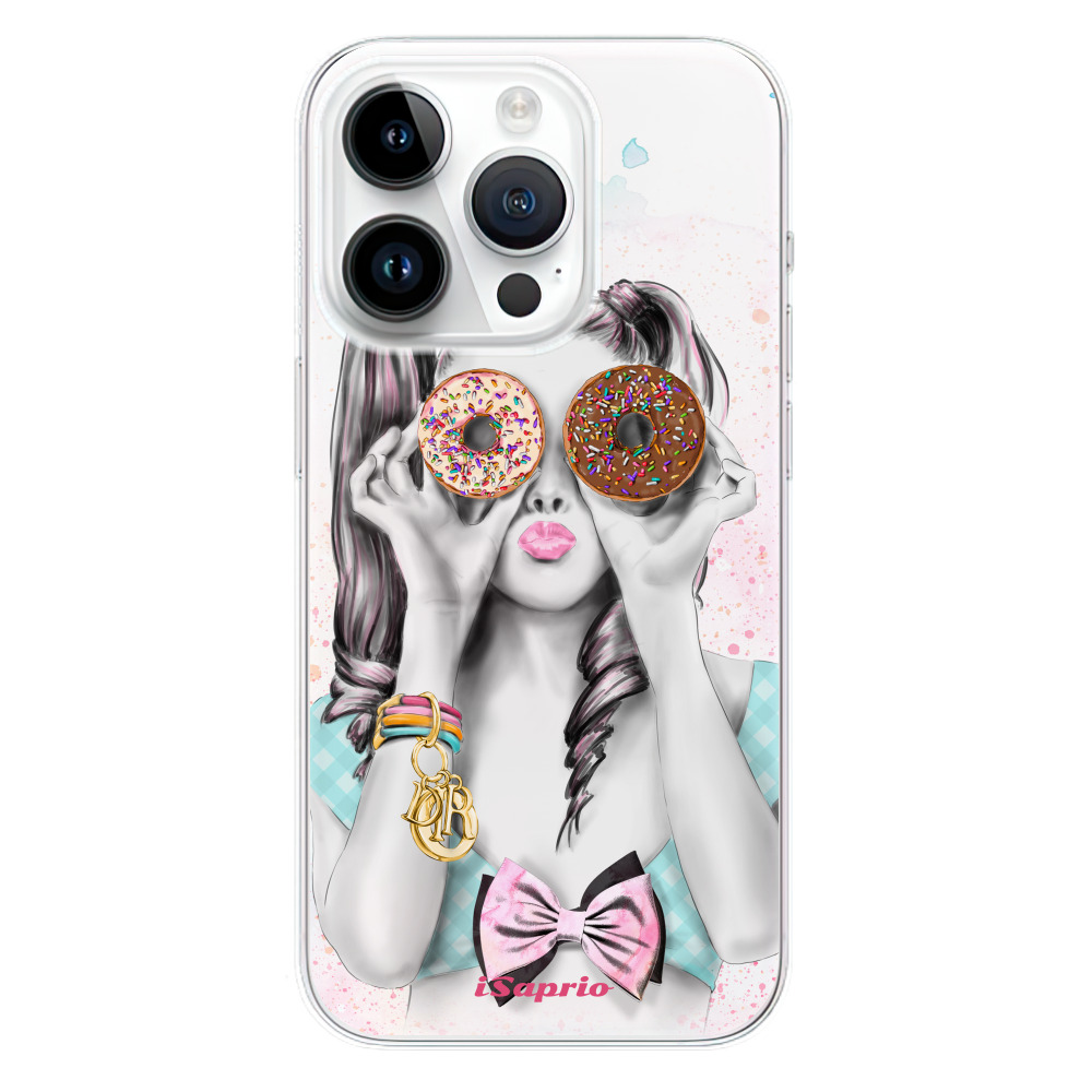 Odolné silikónové puzdro iSaprio - Donuts 10 - iPhone 15 Pro