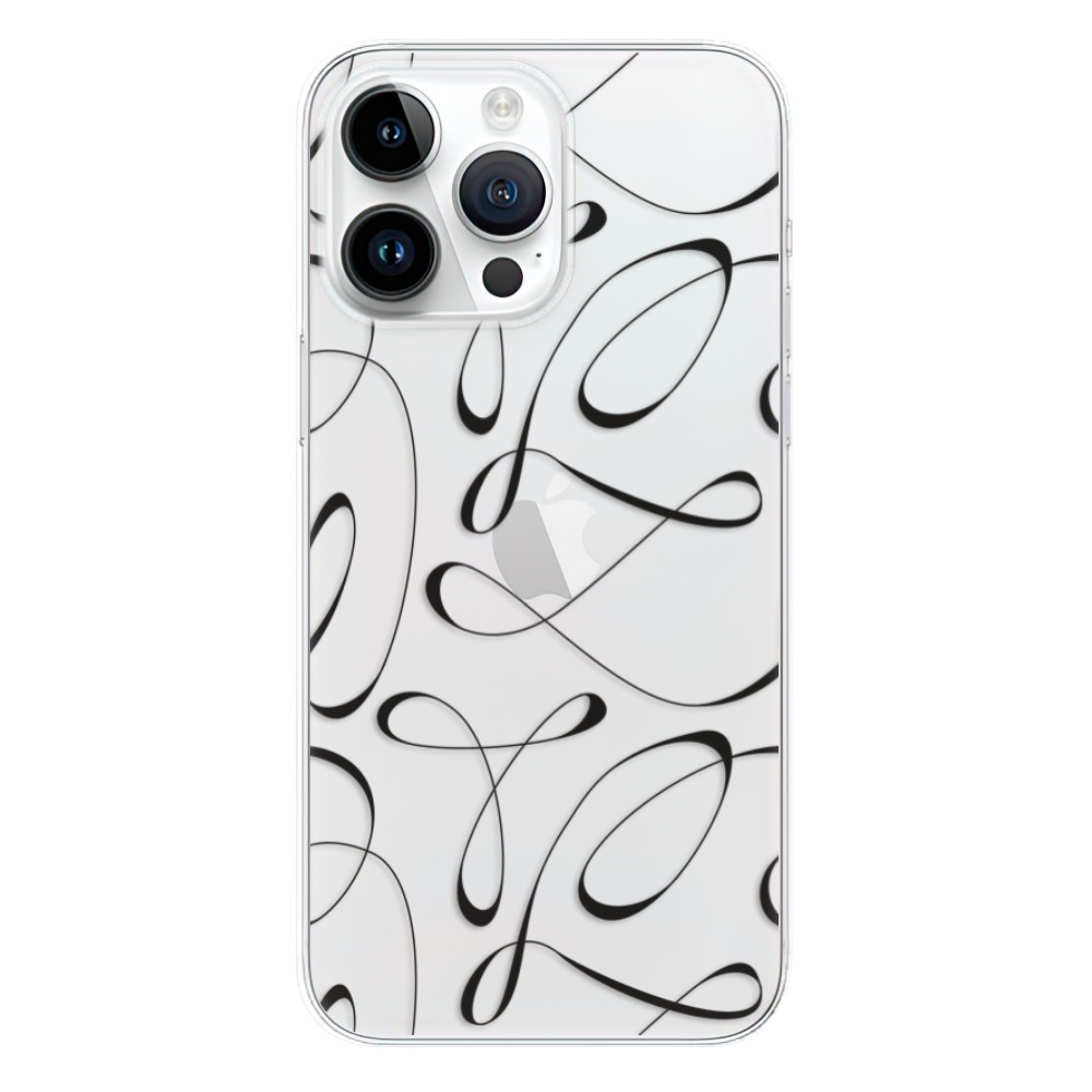 Odolné silikónové puzdro iSaprio - Fancy - black - iPhone 15 Pro Max